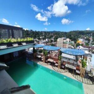 Golden palace hotel Batu Merah Exterior foto